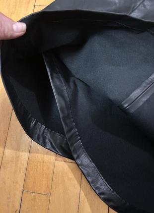 Юбка stradivarius эко кожа6 фото