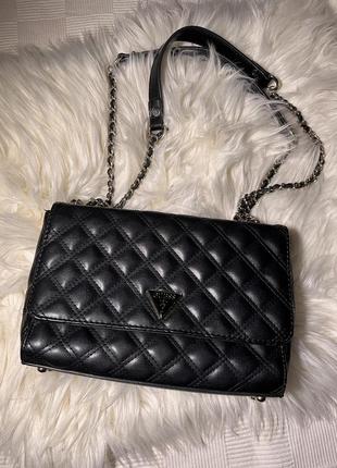Сумка guess черная кроссбоди