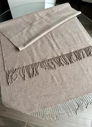 Шерстяной шарф палантин zara