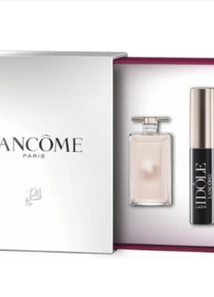 Подарунковий набір lancome idole (5 мл — парфумована вода (edp) + 2,5 мл — туш для вій, мініатюра)