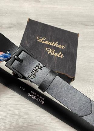 Женский ремень черный китай 3см кожа, ремень женский с коробкой, ремень женский в...