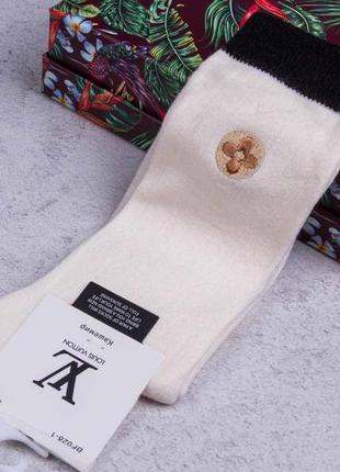 Высокие кашемировые теплые женские носки