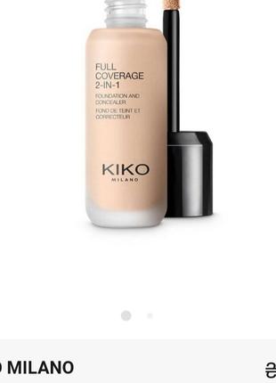 Kiko milano тональный крем и пудра6 фото