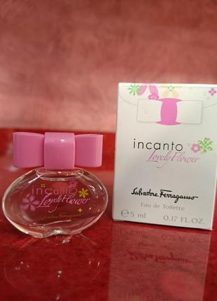 Salvatore ferragamo incanto lovely flower туалетна вода 5 ml
