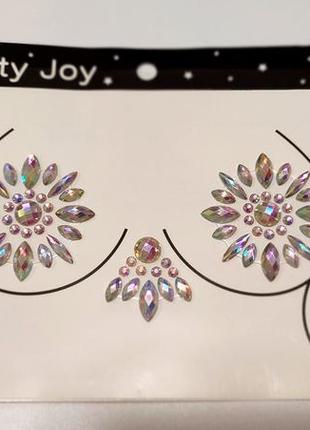 Стрази для тіла грудей камінчики кристали наліпки наклейки патчі самоклеючі самоклейки діаманти фотосесія макіяж кольорові камінці для грудей бдсм