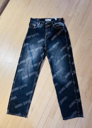 Стильные мужские джинсы baggy bershka
