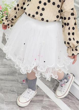 Нарядна спідниця для маленьких принцес.