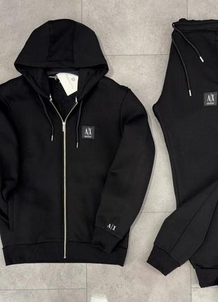 Зимний мужской костюм armani на флисе