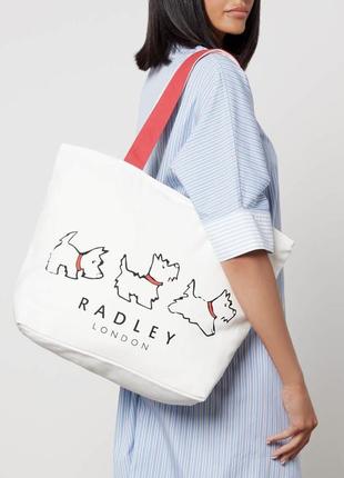 Сумка-шопер котонова radley