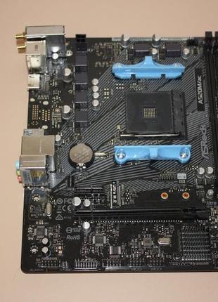 Материнська плата asrock a520m/ac (am4, amd a520, pci-ex16)