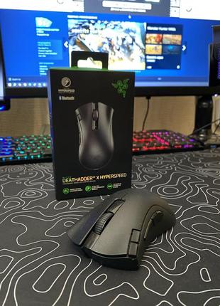 Мышь беспроводная игровая razer deathadder v2 x hyperspeed black