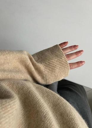🤎стильный теплый свитер с горлом дорогой бренд uniqlo! 100% мʼягка вовна5 фото
