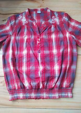 Блузка с вышивкой traders cotton 14