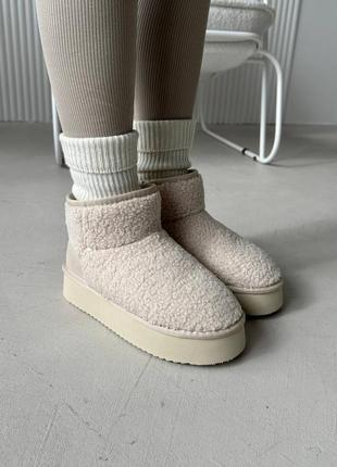 Угги itts teddy brown