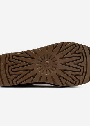 Замшевые угги ugg shoes mini platform brow2 фото