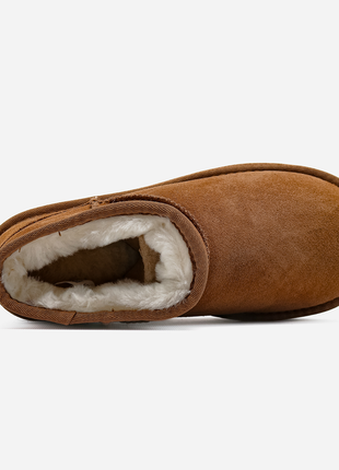 Замшевые угги ugg shoes mini platform brow3 фото