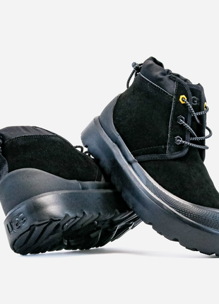 Замшевые угги ugg neumel hybrid black