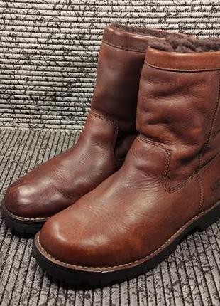 Ботинки зимние кожаные ugg, оригинал, 44.5рр - 28.5-29см
