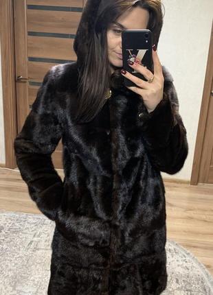 Шуба норкова, шуба-трансформер.