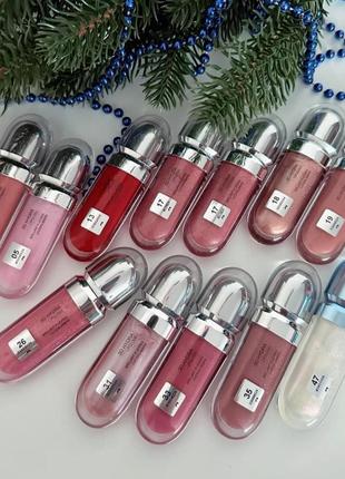 Блески для губ 3d hybra lipgloss от kiko milano