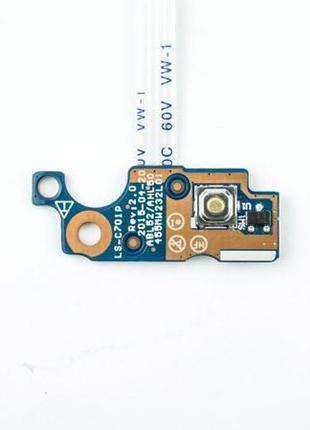 Плата з кнопкой увімкнення для ноутбука hp (15-ac 15-a 15-af 255 g4 250 g4 g5 15-bn 15-ba), (ls-c701p)