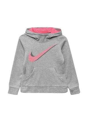 Худи для девочки nike g nk hoodie po thrma gfx22 фото