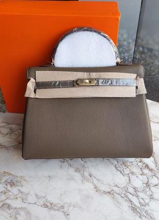 Сумка в стиле hermes 😊😍цвет тауп