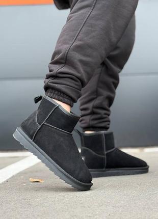 Мужские теплые угги в черном цвете 41;42;43;44;45 размеры