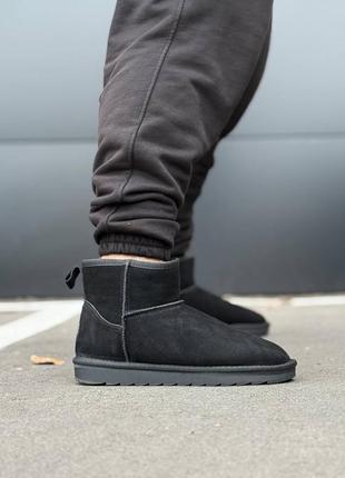 Мужские теплые угги в черном цвете 41;42;43;44;45 размеры