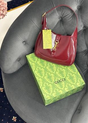 Сумка бордовая в стиле gucci🥰 jackie 🔥🔥