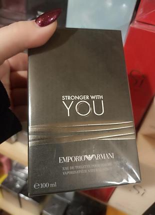 Туалетна вода zwei armani single emporio stronger with you