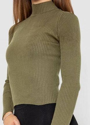 Женская гольфы лонгслив рубчик водолазка zebra