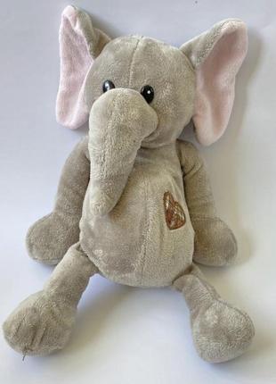 М'яка іграшка слон із серцем слоник іграшка слоненя