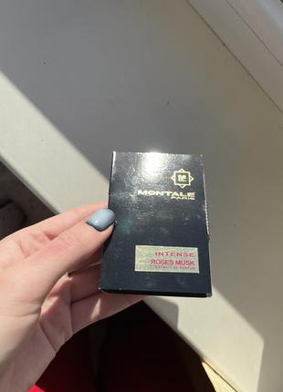 Montale roses musk intense оригинальный пробник