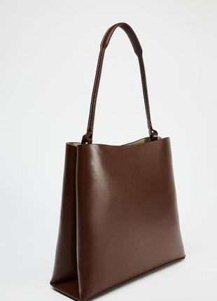Сумка - мешок minimal zara