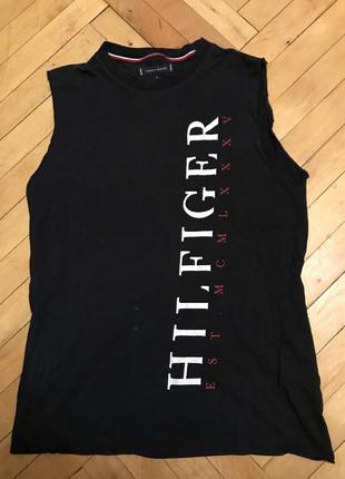 Футболка без рукавов майка tommy hilfiger m