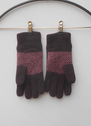 Шерстяные зимние перчатки h&m thinsulate 2