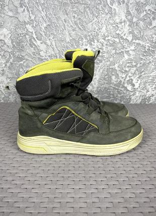 Ecco gore tex ботинки 39 размер кожаные хаки