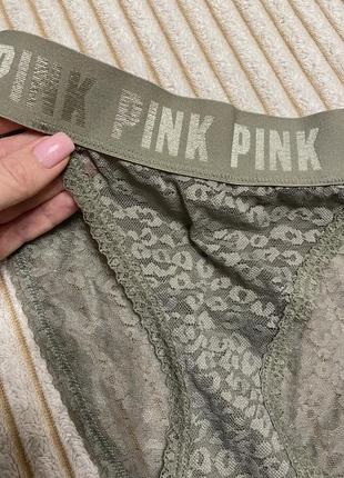 Трусики victoria’s secret pink.3 фото