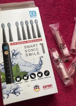 Запасні насадки на електричну зубну щітку ahealth smart sonic smile