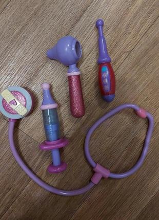 Набір лікаря плюшева ігровий набір для дівчинки