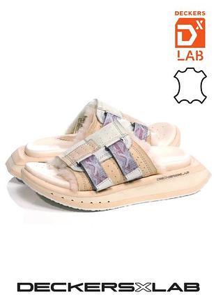 Deckers x lab сандалії ,шльопанці,тапки ko-z slide