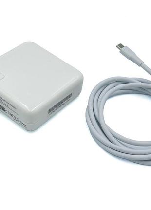 Блок живлення для apple 87w a1719 (mnf82ch/a) type-c (usb-c) + eu вилка. .