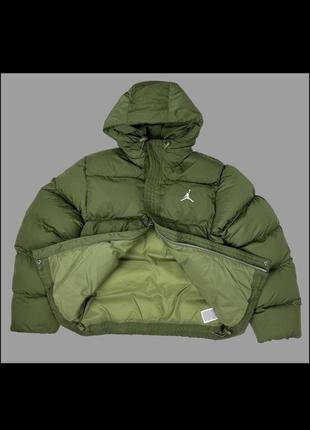 Пуховик мужской air jordan essentials green fb7311-340 оригинал2 фото
