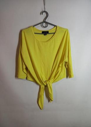 Укорочена футболка лонгслів розмір 8/36