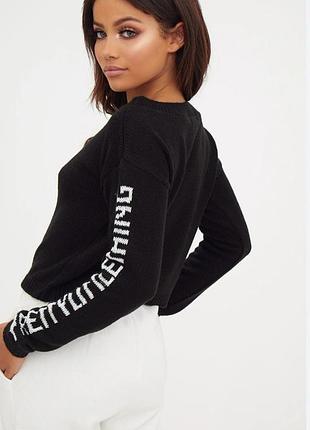 Prettylittlething свитер с логотипом