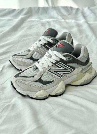Кроссовки new balance 9060 grey/white2 фото