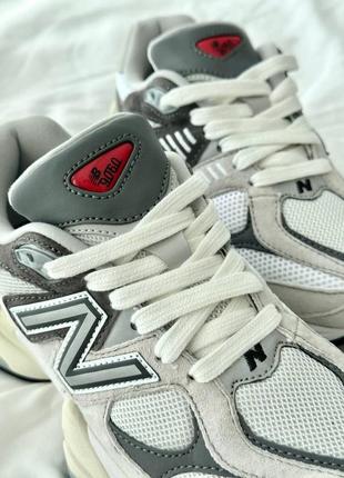 Кроссовки new balance 9060 grey/white5 фото