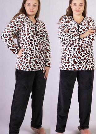 Піжама тепла махрова жіноча