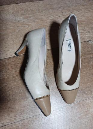 Celine туфли винтаж 38,5 оригинал